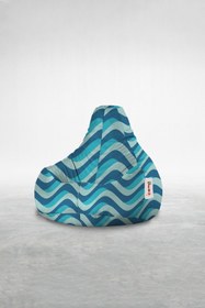 Resim earmut Damla Xl Premium Tasarım Delmare Desenli Armut Koltuk 