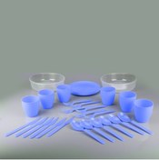 Resim Xnews Piknik Seti 6 Kişilik Çantalı 32 Parça 