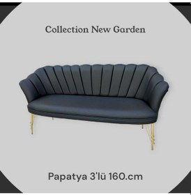 Resim Garden House 3 Lü Deri Ofis Koltuğu Kafe Koltuğu Bekleme Salonu Koltuğu Çay Seti Koltuk Cafe Koltuğu Berjer Çok Renkli 