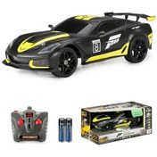 Resim New Bright 1:16 Rc Forza Motorsport 2.4 Ghz. Işıklı Usb Şarj Corvette Zr1 Siyah Çok Renkli 