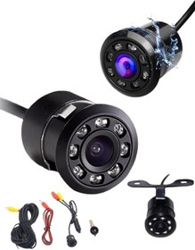 Resim OnlyTech Araç Geri Görüş Kamerası Gece Görüşlü +hd Mesafe Çizgili Su Geçirmez 