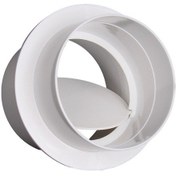 Resim Banyo Mutfak İçin Egzoz Fanı Çek Valf Anti Koku Kontrol Vanası Baca Dumanı Kontrolü 