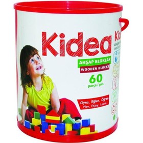 Resim Nessiworld KID-1002 Chiva, 60 Parça Ahşap Bloklar 