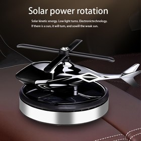 Resim Güneş Enerjili Helikopter Tasarımı Araba Hava Temizleyici Difüzörü - Şık Siyah ve Mavi, Uzun Ömürlü Koku, Ev, Ofis ve Araç Kullanımı İçin İdeal, Araç Aromaterapisi | Şık Helikopter Tasarımı | Metalik Kaplama, Araba Hava Temizleyici 