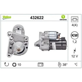 Resim Renault Clio 2 Mars Motoru 1.6 1998-2001 Valeo 432622 