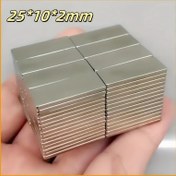 Resim 16 Parça, 25x10x2mm Endüstriyel Mıknatıs, Dağınıklığa Veda Et, Kare Mıknatıslarla Evinizi Düzenli ve Şık Yapın, Her Türlü Ortama Uygun 