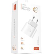 Resim 20W Type C Giriş Hızlı Şarj Başlığı Rx20 