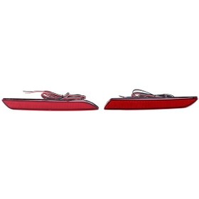 Resim Honda Jazz Fit 2010-2013 Crz Crv Acura Tsx İçin Led Kuyruk Kırmızı Arka Tampon Reflektör Işık Lambası 