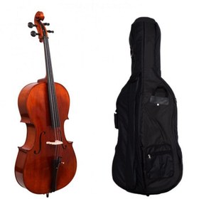 Resim Picaldi CG106 4/4 Profesyonel Çello Seti | Tam Boy Çello Standartları Zengin Harmonik Yapı Abanoz Klavye ve Güçlü Ses Hacmi 