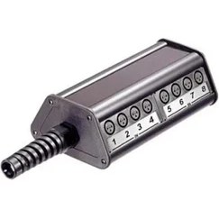 Resim Bolsat Stage Box 12'li Dolu 4 Canon Erkek 8 Canon Dişi 