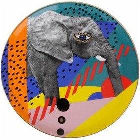 Resim Porland Wild Life Elephant Düz Tabak 28cm 