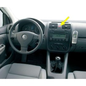 Resim After Vw Golf Mk5 2004-2008 Dörtlü Flaşör Düğmesi Kırmızı Üçgen Ikaz Tuşu 1K0953509A 