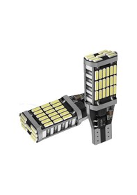 Resim Megaotomarket T10 T15 Park Led Geri Vites 45 Led Çok Güçlü Beyaz Işık Ottoman 
