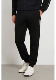 Resim Guess Erkek Yanı Logolu Jogger Pantolon Siyah 