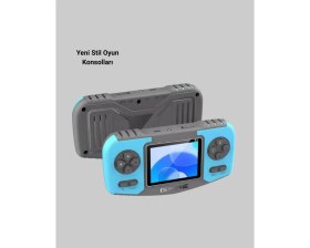 Resim Mercansa Çocuklara Özel Retro Oyun Konsolu Portatif Eğlence Cihazı 