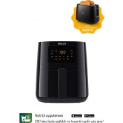 Resim Sağlıklı Pişirme Seti: Hava Fritöz ve Ekmek Kızartma Makinesi Hediye 