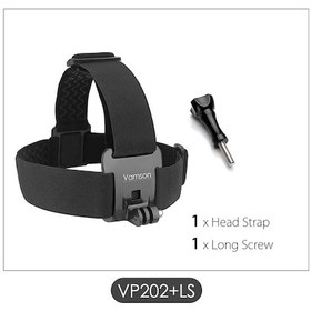Resim Vp202-ls-vamson Go Pro 9 Aksesuarları Kafa Kemeri Askısı Dağı Ayarlanabilir Gopro Hero 10 9 8 7 6 5 4 3 + 2 1 Sjcam İçin Yi 4k Vp202 