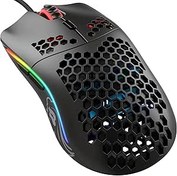 Resim B07VMM5LKH— Glorious Oyun Modeli O- (Küçük) Kompakt Kablolu Oyun Faresi - Süper Hafif 58 g, Honeycomb, RGB, Pixart 3360 Sensör, İki elini de kullanabilen, 63 x 120 x 36 mm, Mat Siyah 