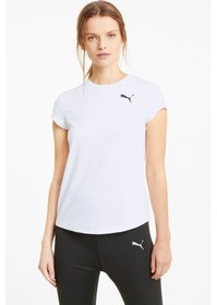 Resim Puma ACTIVE TEE Beyaz Kadın Kısa Kol T-Shirt 