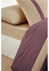 Resim Özdilek Colour Stripe Tek Kişilik Nevresim Takımı Mürdüm 