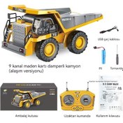Resim Aurora Alaşımlıdamperli Kamyonçocuk Oyunca Arabası Sarı 