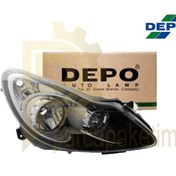 Resim Depo Opel Corsa D Far Sağ Siyah 2006-2010 [makyajsız] [] 
