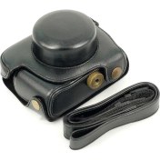 Resim Jjc Leather Camera Case + Panasonic Gf2 + 14 mm İçin Strap 