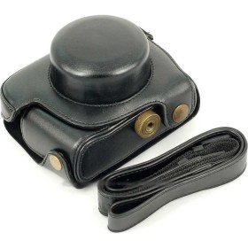 Resim Jjc Leather Camera Case + Panasonic Gf2 + 14 mm İçin Strap 