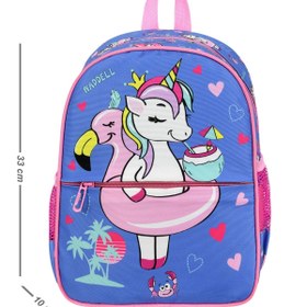Resim UNICORN ve Flamingo Desenli Anaokulu Kreş Sırt Çantası SETİ (3 PARÇA) 