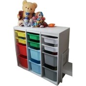 Resim Oyuncak Dolabım Oyuncak Dolabı Batu 4 Mdf Lam 