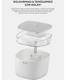 Resim Gaman Tuya Uygulama Kontrollü Akıllı Otomatik Evcil Hayvan Su Sebili 