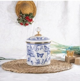 Resim Mıss Betty 8324 Blue Lıfe Kavanoz 12cm Mavi 