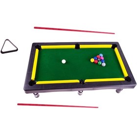 Resim Bilardo Masa Üstü Ayaklı Oyuncak Süper Bilardo Seti 