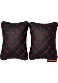 Resim Tofaş Şahin Doğan Kartal Yüksek Ön Göğüs Kırmızı-siyah Torpido Kılıfı / Siyah-kırmızı Boyun Yastığı 