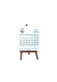 Resim 2026 Yılı Şövaleli Çiçekli Resimli Takvimler 