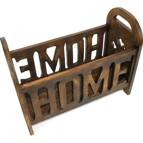 Resim Ahşap Home Gazetelik 48X22X37 Cm. 