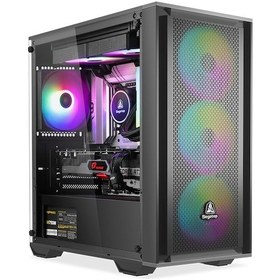 Resim Segotep Gank 240-s Siyah 650w 80+ Midi Tower Kasa Argb Fan Akak0sgp0017 