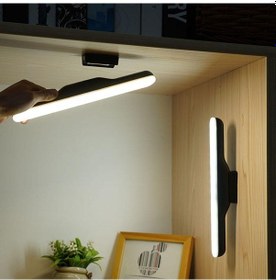 Resim Martı Ledli Aplik Şarjlı Led Işık Mıknatıslı Siyah Hero Led Aplik 