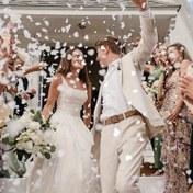 Resim 12000 adet Beyaz Kalp Şeklinde Konfeti Kağıdı Düğün Kutlama Partisi Masa Süslemesi 2.49cm 80G, Cadılar Bayramı Süsleri, Noel Süsleri 