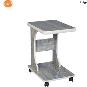 Resim Eliusta %100 Mdf Tekerlekli C Yan Sehpa Koltuk Yanı Sehpa Fırsat 