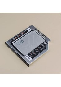 Resim DM DW127S 12.7mm SATA 3.0 2.5" inch SSD HDD Laptop Caddy Kızak Kutusu 