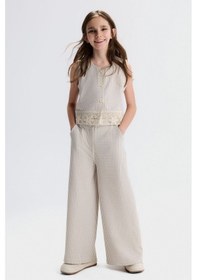 Resim Nk Kids Kız Çocuk Mare Yelek Nk-31309 Vizon 