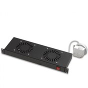 Resim AGER Dikili Tip 2li Termostatlı Siyah Fan Mo ülü VG-F2T-A-S1 