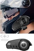 Resim Nivego BT35 Bluetooth 5.0 Intercom Kablosuz Kulaklık - Motosiklet Kask Kulaklık 