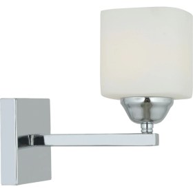 Resim Apliqa Minel Krom Kaplama Duvar Lambası Yatak Odası-Yatak Başı-Banyo İçin Modern Aplik 