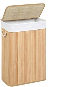 Resim Cherry Collection El Yapımı Bambu Katlanabilir Çamaşır Sepeti Hmnv33213-svr 