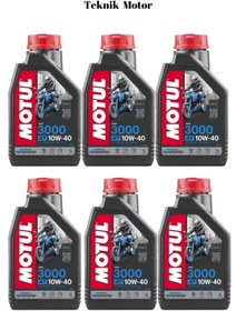 Resim Motul 3000 10w40 4t Mineral Motosiklet Motor Yağı 12 Adet (ÜRETİM YILI 2025) 
