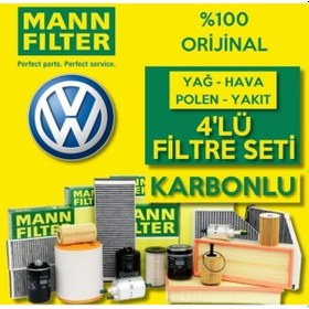 Resim Vw Golf 7 1.6 Tdı Dizel Mann Filtre Bakım Seti 2013-2019 (495330467) 