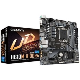 Resim Gıgabyte H610M H Intel H610 3200 MHz DDR5 Soket 1700 mATX Anakart 