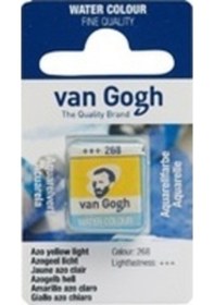 Resim Talens Van Gogh 1/2 Tablet Sulu Boya 268 Azo Yellow Light 